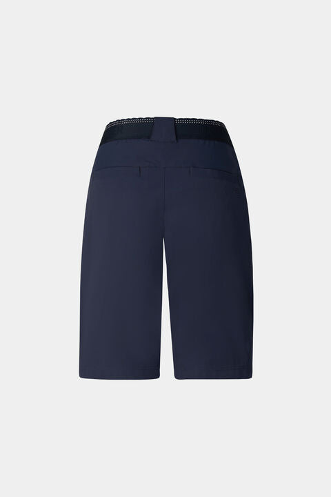 Zita Functional Bermuda Shorts In Navy Blue