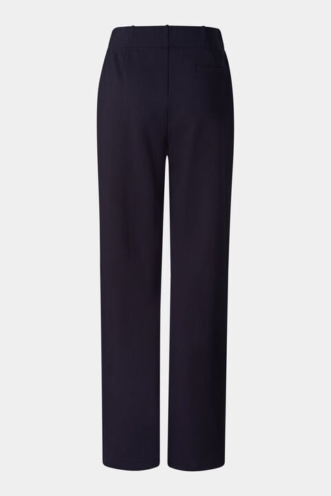 Penny Jersey Trousers In Navy Blue