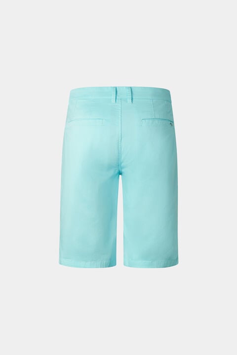 Miami cotton shorts in Cyan-blue