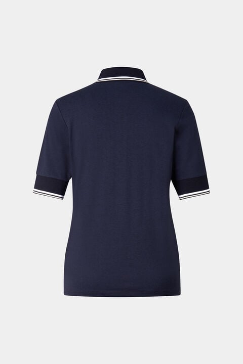 Funktons Polo Shirt Elenor In Navy Blue