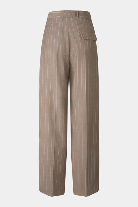 Joya Virgin Wool Trousers In Camel