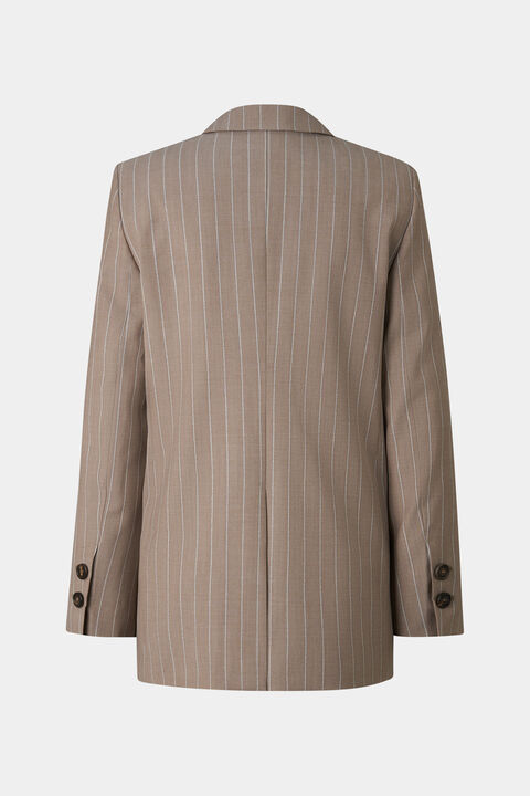 Virgin Wool Blazer Janina In Camel