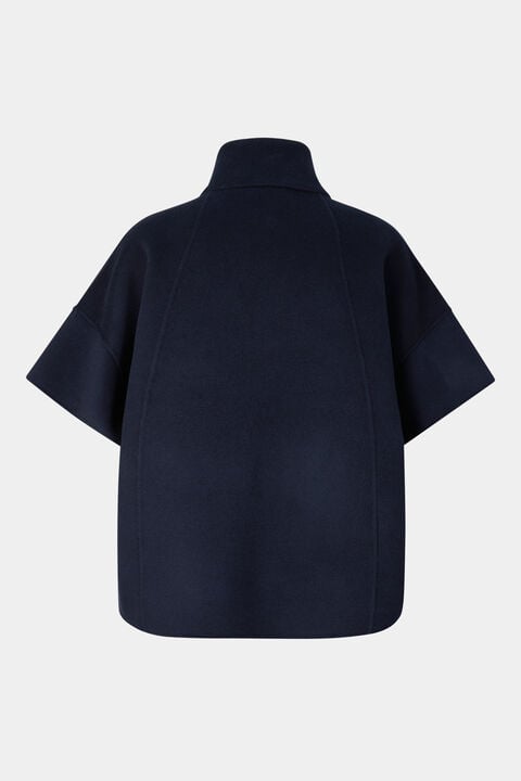 Wool Waistcoat Venice In Navy Blue