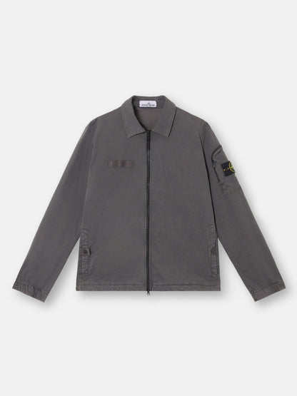 1200003 ORGANIC STRETCH BROKEN TWILL COTTON 'OLD' EFFECT