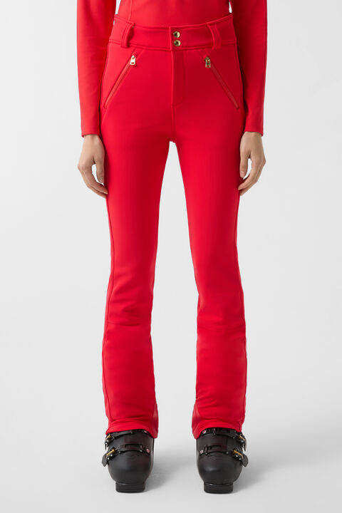 Hazel Softshell Ski Trousers In Red