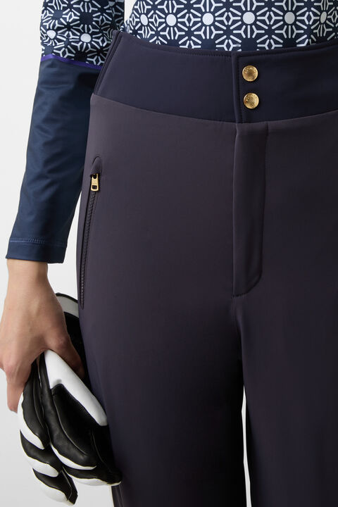 Illma Ski Trousers In Navy Blue/White