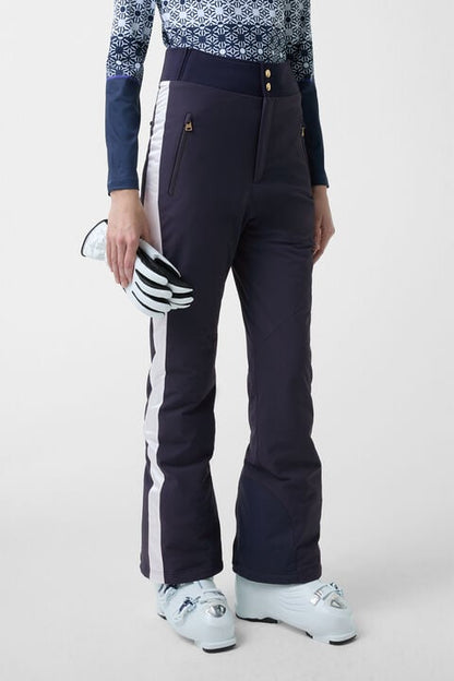 Illma Ski Trousers In Navy Blue/White