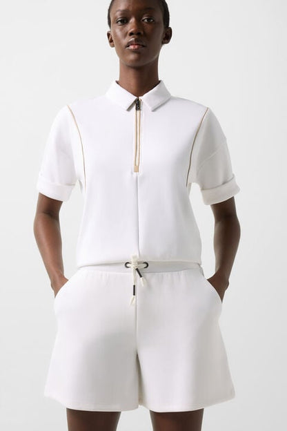 Alea Sweatshorts In White