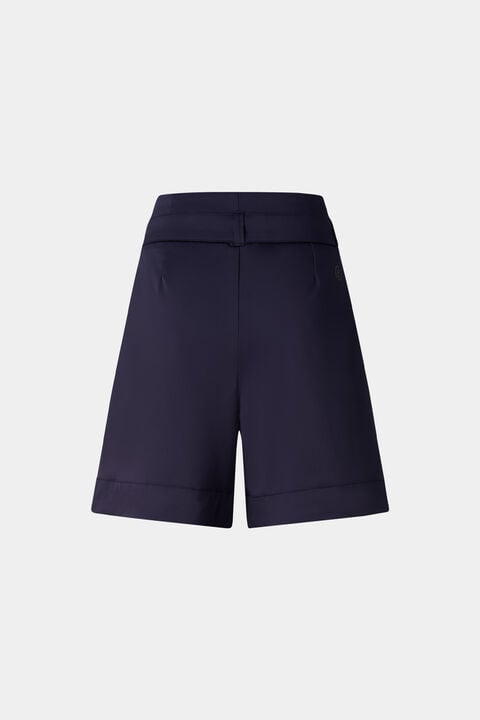 Lexa Functional Bermuda Shorts In Navy Blue