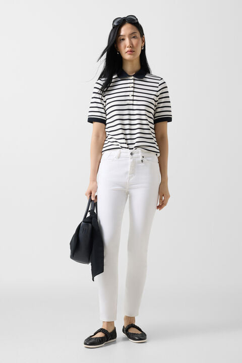 7/8 Slim Fit Jeans Julie In White