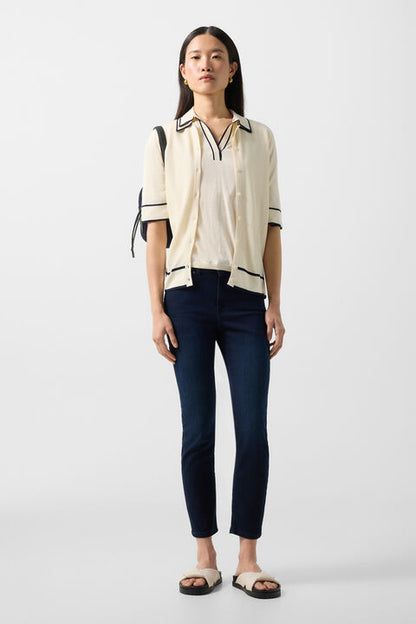 7/8 Slim Fit Jeans Julie In Dark Denim Blue