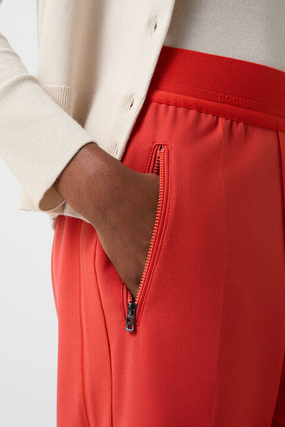 Ylvi Jersey Trousers In Red