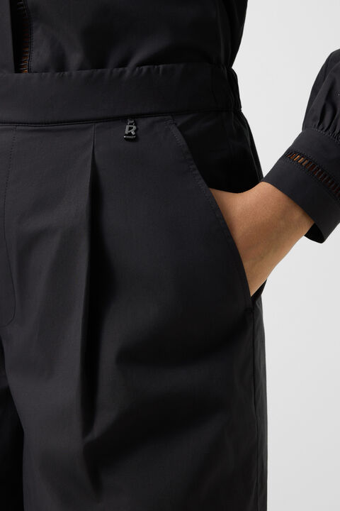 Sunny Cotton Shorts In Black