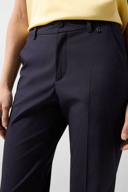 Pleated Trousers Abbie In Navy Blue