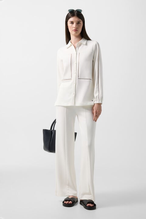Ruby Jersey Trousers In Off-White