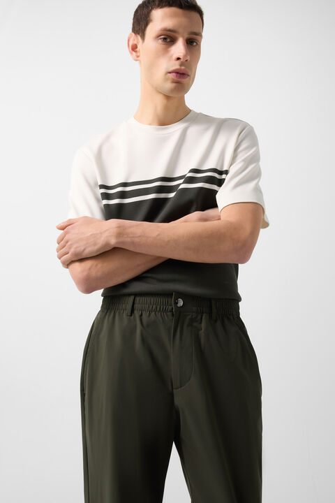Stretch Trousers Marcus In Olive Green
