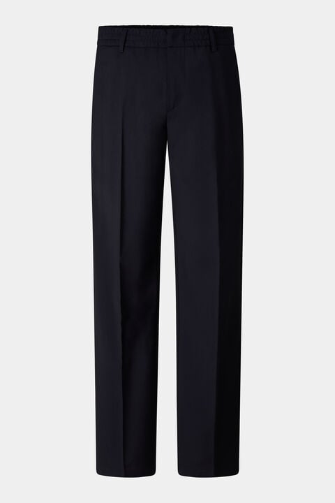 Marcus virgin wool trousers in Navy blue
