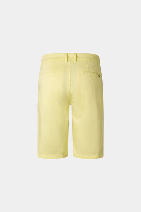 Miami Cotton Shorts In Yellow