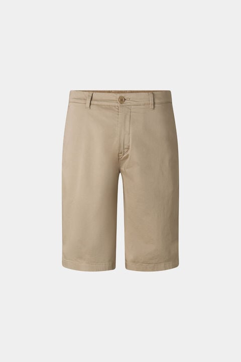 Miami Cotton Shorts In Beige