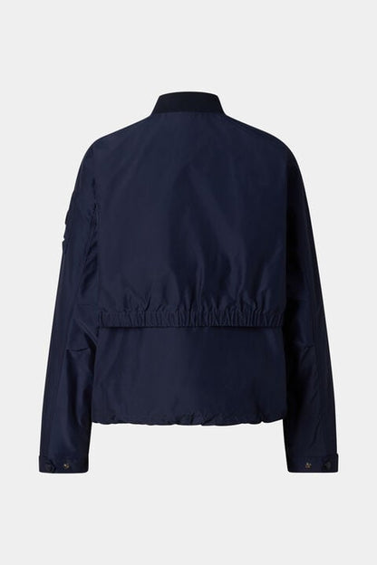Zafina Blouson In Navy Blue