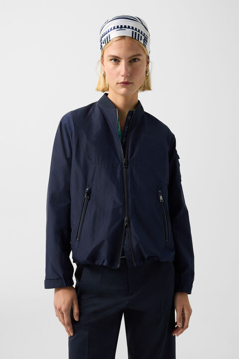 Zafina Blouson In Navy Blue