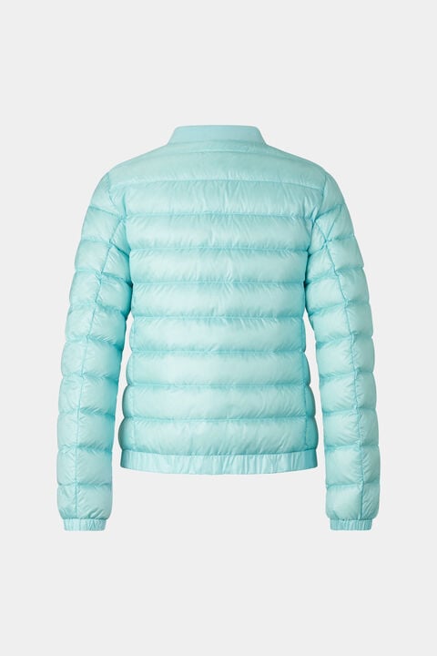 Marybel Lightweight Down Jacket In Cyan-Blue