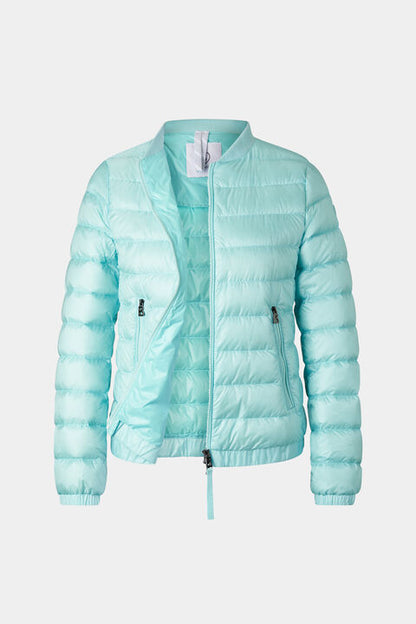 Marybel Lightweight Down Jacket In Cyan-Blue
