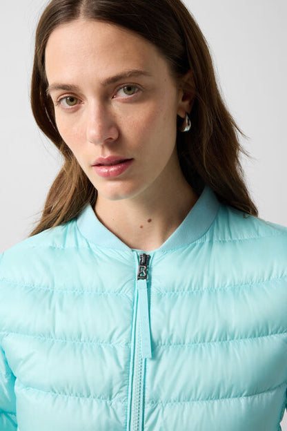 Marybel Lightweight Down Jacket In Cyan-Blue