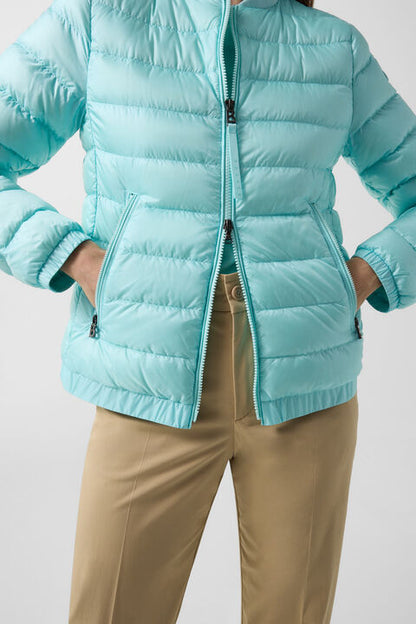 Marybel Lightweight Down Jacket In Cyan-Blue