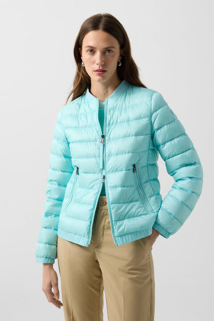Marybel Lightweight Down Jacket In Cyan-Blue