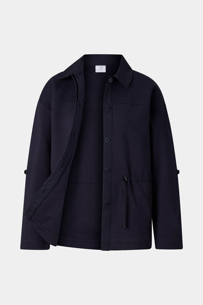 Paloma Jersey Jacket In Navy Blue