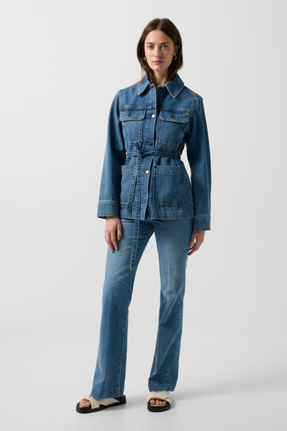 Pelin Denim Jacket In Denim Blue