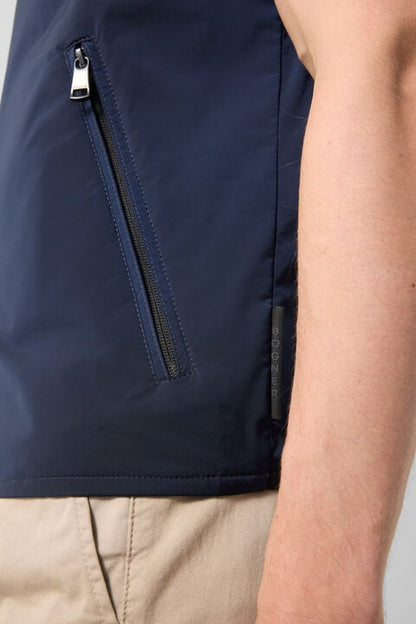 Jonny Lightweight Waistcoat In Navy Blue