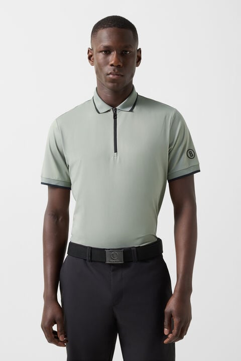 Cody Functional Short-Sleeved Top In Eucalyptus