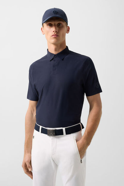 Casimir Functional Short-Sleeved Top In Navy Blue