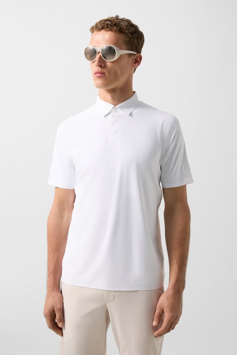 Casimir Functional Short-Sleeved Top In White