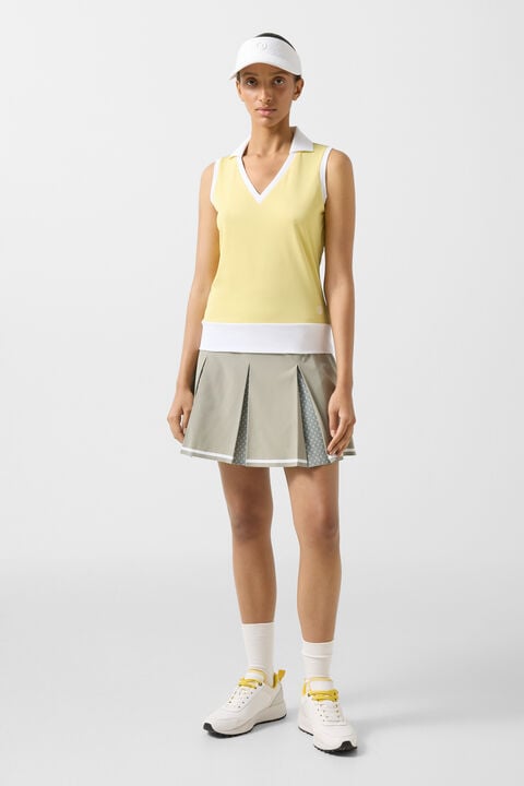 Polo Top Alysha In Yellow