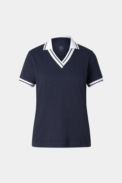 Jula Functional Short-Sleeved Top In Navy Blue