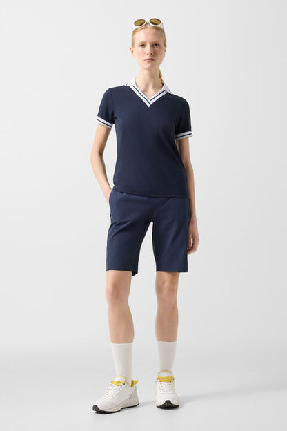 Jula Functional Short-Sleeved Top In Navy Blue