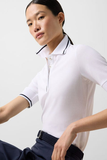 Funktons Polo Shirt Elenor In White