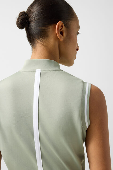 Evi Polo Top In Eucalyptus