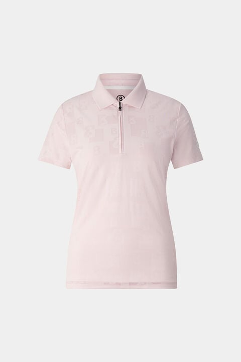 Joanna Functional Short-Sleeved Top In Pink