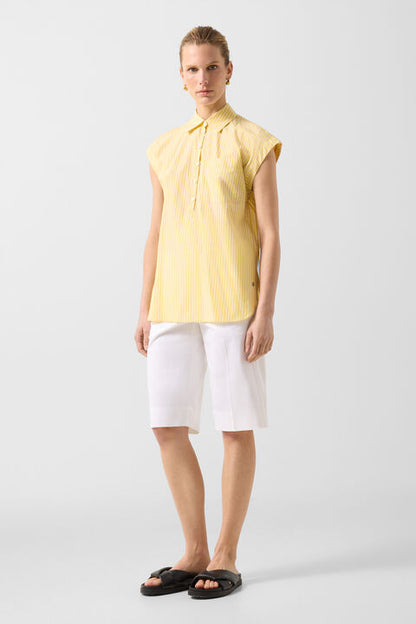Hunter Cotton Blouse In Yellow
