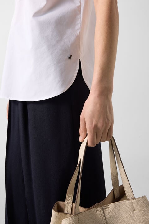 Hunter Cotton Blouse In White