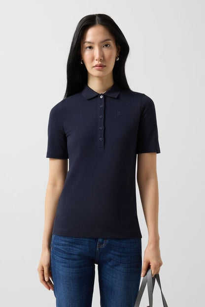 Malika Polo Shirt In Navy Blue