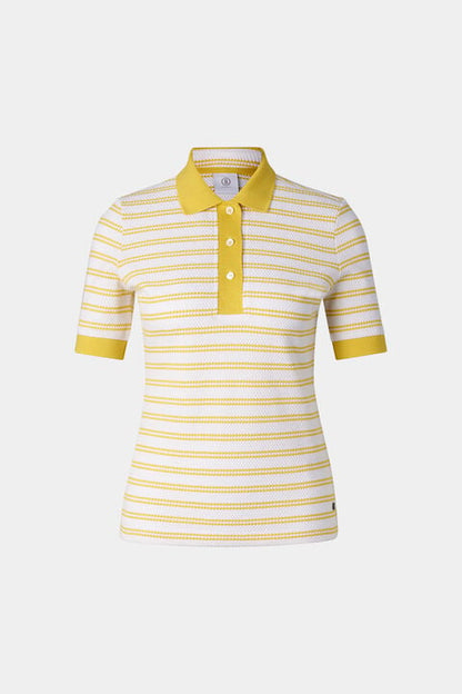 Wendy Polo Shirt In Yellow/Off-White