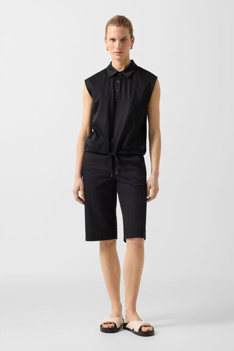 Mia Polo Top In Black