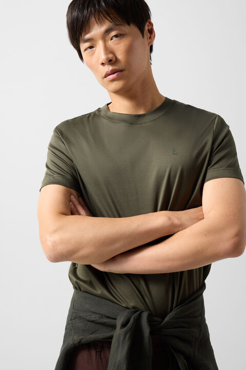 T-Shirt Ryan In Olive Green