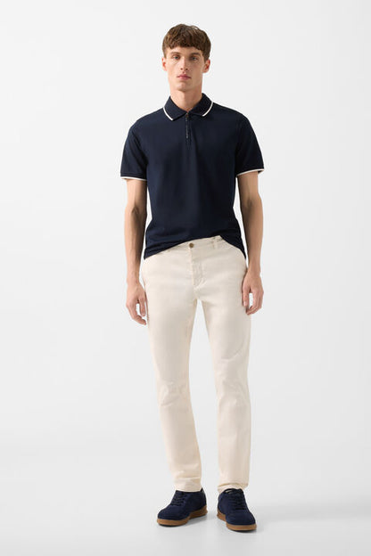 Timo Polo Shirt In Navy Blue