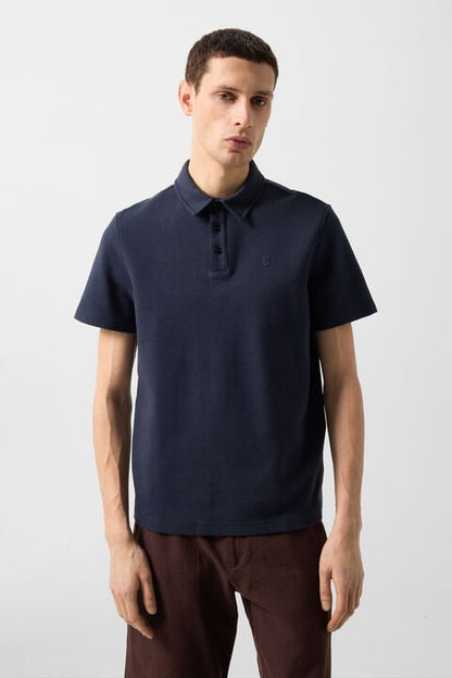 Salvo Polo Shirt In Navy Blue